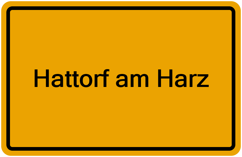 Handelsregister Hattorf am Harz